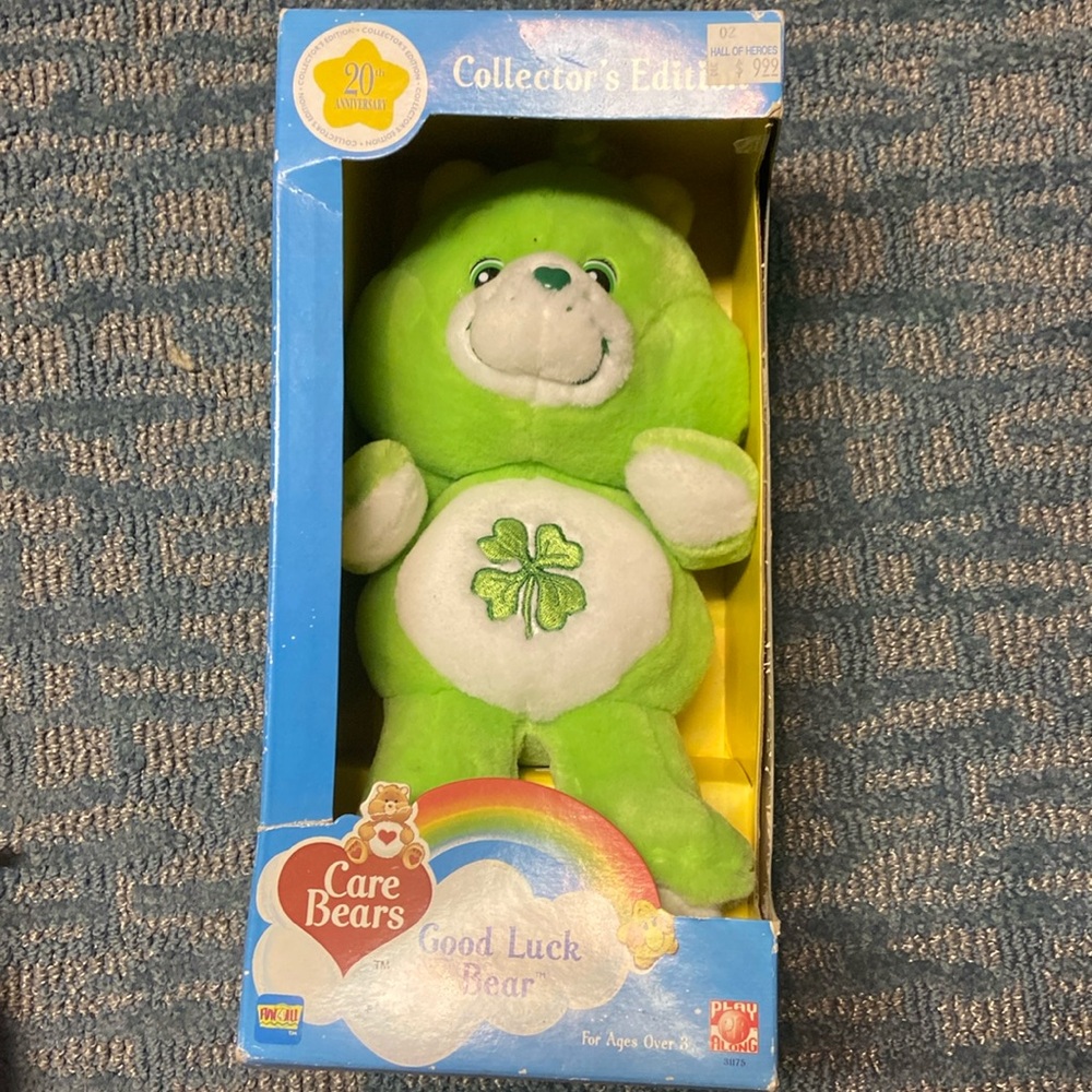 Vintage Care Bear -good luck bear 20th anniversary edition